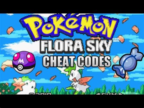 pokemon flora sky rare candy cheat.